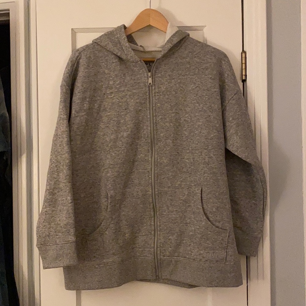 NWT Madewell MWL Grey Sweatshirt hoodie L